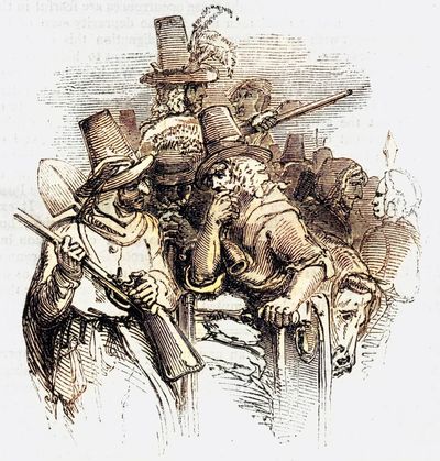 Terfysgwyr yn ymosod ar dollbyrth yn ne Cymru, llawer wedi'u gwisgo fel merched fel 'Rebecca a'i merched', 1843.